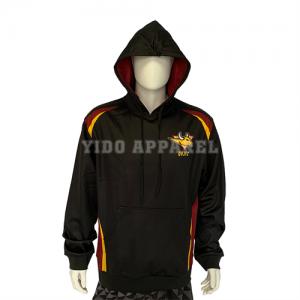 Winter Hoodie Sublimated Black With Fleece For Australia Football League